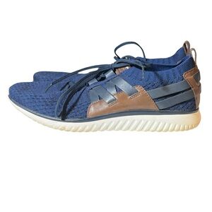 Cole Haan mens 11.5 M blue mesh lightweight grand motion sneaker shoes EUC